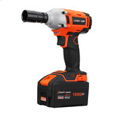 Lomvum 16000mA 320Nm High Torque Lithium-ion Impact Wrench Cordless Power Electric Wrench Drill 