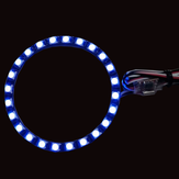 Tiras de luz de voo LED de asa de cauda noturna com 3 cores HD para Avião RC de asa fixa de 70mm EDF