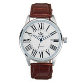 SEWOR לוח שנה אוטומטי שעון מכני צפה פשוט סגנון אנלוגי הצגת גברים שעון היד