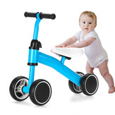 Bicicleta de equilíbrio para crianças sem pedal, treinamento para iniciantes, triciclo de caminhada para crianças pequenas, presente de Natal para crianças