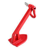 Metal Winch Anchor Earth Ground Fold UP Decoration Tool for 1/10 TRX4 TRX6 RC4WD SCX10 RC Crawler Truck Parts