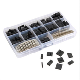 620Pcs 2.54mm Dupont Jumper Connector Terminal Connector Compatible Wire Gauge 18-26AWG Housing Kit