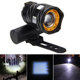 800LM T6 Bicycle Light Three Modes Zoomable Night Riding USB Rechargeable Waterproof