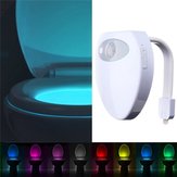 8 Изменение цвета, активируемое движением Датчик LED USB-зарядка для ночного освещения человека Индукция человеческого тела