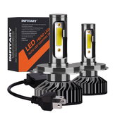 Infitary F2 Автомобильные фары COB LED Лампы для туманного света H1 H3 H4 H7 H11 9005 9006 12V-24V 72W 8000LM 6500K Белый