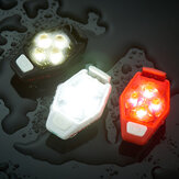 4 diody LED IPX4 3 tryby zewnętrzne nocne bieganie rower ostrzegawcze światło