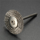 20pcs Stainless Steel Wire Wheel Brush Cleaner Polishing Rotary Tool for Dremel