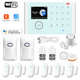 Tuya WIFI GSM Alarm System Smart Home Security  for Google Assistat