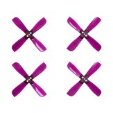 RCドローン向けの紫色の10ペアGemfan 2035 2X3.5X4 4枚羽根プロペラ (マウンティングホールCW CCW 1.5mm)
