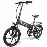 [EU Direct] SAMEBIKE 20LVXD30 10.4AH 48V 350W Electric Moped Bike 20 inch E-bike 80km Mileage Electric Bike