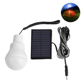 Bombilla LED portátil recargable de energía solar de 3W y 12 luces para exteriores, camping y emergencias de jardín