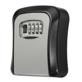 Caja fuerte para guardar llaves de seguridad al aire libre con cerradura de combinación montada en la pared