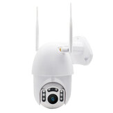 GUUDGO 8 LED 1080P caméra sans fil étanche caméra IP extérieure caméra sans fil WiFi panoramique / inclinaison Vision nocturne