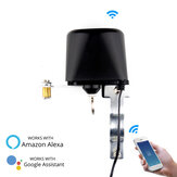MoesHouse EU Plug Wifi Válvula Inteligente Sistema de Automatización del Hogar Control de Válvula para Gas o Agua Control de Voz Compatible con Alexa y Google Home