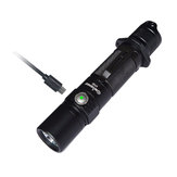 NiteFox UT20 L2 1080LM 5Modes Dimmer USB ricaricabile Dual-Switch Tactical EDC LED Torcia