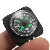 10PCS Mini EDC Compass per il braccialetto di Paracord Outdoor campeggio Strumento di sopravvivenza di emergenza
