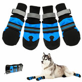 Calcetín para mascotas Antideslizante Impermeable Caliente Botas de invierno portátiles suaves y cómodas