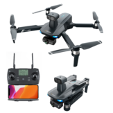 JJRC X19 PRO 5G WIFI FPV GPS com 4K HD Câmera dupla Gimbal EIS de 2 eixos 360 ° Prevenção de obstáculos 25 minutos Tempo de voo Drone RC sem escova Quadricóptero RTF