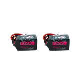 2Pcs CNHL Black Series 1300mAh 22.2V 6S 100C Lipo Battery XT60 Plug pour RC Drone FPV Racing
