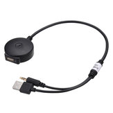 カーBluetoothオーディオ3.5ミリメートルAUX USB音楽アダプタケーブルBMWとミニクーパー用