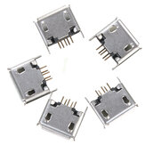 5PCS разъем типа AB female Micro USB 180° DIP 5Pin для пайки разъема SMT