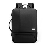 35L USB-ryggsäck för bärbara datorer upp till 15,6 tum, vattentät, med stöldskyddslås, perfekt för resor, affärer och skola.