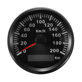 85mm 200 KM/H Edelstahl-GPS-Tachometer wasserdichte digitale Anzeige für Auto und Motorrad