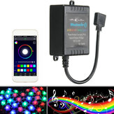Controlador remoto de música via aplicativo de telefone Bluetooth para fita de LED RGB 5050/3528 12V