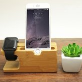 8 inç altı akıllı telefonlar ve Apple Watch için Bambu Evrensel Dock İstasyonu Braketi Beşik Standı Tutucu