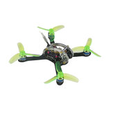 KINGKONG/LDARC FLY EGG V2 130 130mm RC FPVレーシングドローン、F3 12A 4in1 Blheli_S 16CH 800TVL PNP BNF付き
