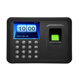 LCD Display A6 Smart Attendance Machine Recorder Biometric Fingerprint Time Clock