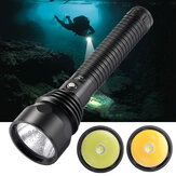 XANES® 3000LM Unterwasser 100m 3000K/6000K Tauch-LED-Fülllicht IPX-8 Hochleistungsangellicht Outdoor Camping Jagd LED-Taschenlampe