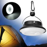 Hordozható, 5W, 300LM, 28 LED-es napenergiával és USB-töltéssel működő kempinglámpa sátor vagy lámpa számára