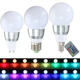 Лампа светодиодная 3W с дистанционным управлением, изменением цвета RGB и возможностью затемнения E27 E14 GU10 85-265V
