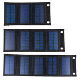 Cargador de panel solar de 4.5W/6W/7.5W con salida USB 5V, mochila impermeable y banco de energía móvil