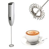 Espumador de leche automático eléctrico de mano Acero inoxidable Mini mezclador de café y leche Portátil Espumador