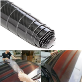 Adesivos de fibra de carbono 6D brilhante para envelopamento de vinil de filme para carros