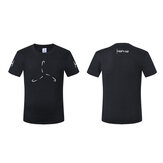 HQProp Siyah Erkek Pamuklu Tişört L/XL/XXL Yuvarlak Yaka Yaz RC Drone FPV Yarışları İçin