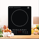 Placa de cocina individual de inducción eléctrica portátil de 2000W para la cocina