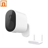 XIAOMI Smart Security Camera 5700mAh Rechargeable Battery Powered With WDR Smart Night Vision /Two-way Intercom/ PIR Human Detection / 130° Wide Viewing Angle/ Support TF Card U Disk Cloud Storage Waterproof Outdoor Wireless Monitor CCTV