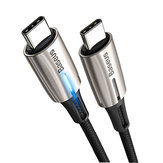 Baseus Falsh Charge USB Type-C a USB C Cable de datos para Huawei Soporte PD2.0 60W 20V 3A Cable de carga rápida para dispositivo USB-C