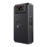 4K WIFI HDワイヤレスミニIPカメラ180°回転赤外線ナイトビジョンモバイル電話監視アウトドアスポーツアクションカムコーダーカメラ
