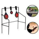 Airgun Shooting Targets Stand For The Range Resetting Spinning Steel Targets Pistols Rifles Practice Hunting Training Tactical Accessory