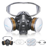 Respirador NASUM 8200 Gás Máscara Metade Máscara para Pintura Pó Máquina de Polimento Proteção de Trabalho de Soldagem