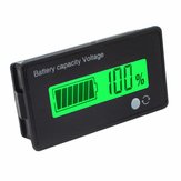 Placa indicadora de capacidade de bateria de chumbo-ácido de lítio LCD 2Pcs 12V/24V/36V/48V 8-70V