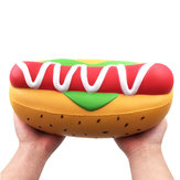 Giggle Pão Gigante Mole Quente Cachorro Salsicha 26 CM Jumbo Burger Lento Rising Brinquedos Presente Decoração 