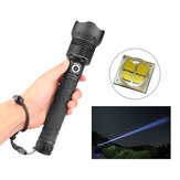 XANES® 1282 XHP70 LED izzó 3 módos USB-töltésű teleszkópos zoomoló LED zseblámpa 18650/26650