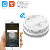 Wifi Tuya Akıllı Duman Dedektörü Sensörü 80DB Alarm Yangın Duman Dedektörü Wifi Yangın Koruma Ev Güvenlik Alarmı Smart Life Uygulaması