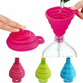 Silicone Collapsible Mini Filling Liquid Oil Water Funnel Kitchen Tools Filter