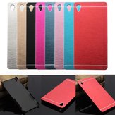 Colorful Ultra Thin Brushed Metal Hard Cover Case For Sony Xperia Z3